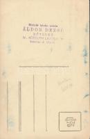 Áldor Dezső: Kertész Dezső. Pecséttel jelzett fotólap, 8,5x13 cm