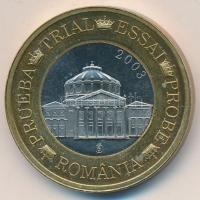 Románia 2003. 1€ SPECIMEN próbaveret T:BU
Romania 2003. 1 Euro SPECIMEN trial strike C:BU