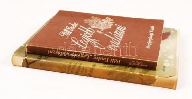 Páll Endre: Legjobb vadászni, Bársony István: Erdőn, mezőn. 2 db vadászkönyv, kissé kopottas állapot...