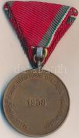 1958. "5 éves önkéntes tűzoltói szolgálatért" Br kitüntetés mellszalaggal T:2