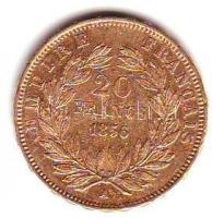Franciaország/II.Császárság/III.Napóleon 1856A 20Fr Au 6,45g T:2