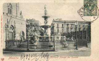 Messina, Fontana Piazza del Duomo