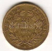 Franciaország/II.Császárság/III.Napóleon 1856A 20Fr Au 6,45g T:2