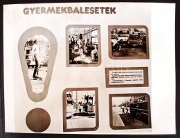 1984 Szépen rendezett fotóalbum a "Forgalombiztonság '84." című kiállításról készült ...