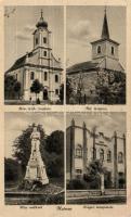 Hatvan, Polgári leányiskola, Hősi emlékmű, templom (fa)