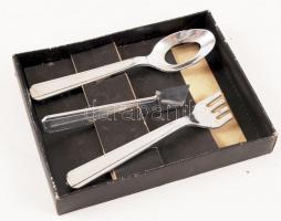 "Fogyókúra készlet" 1 személyes műanyag evőeszköz készlet