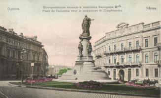 Odessa, square, statue of Catherine