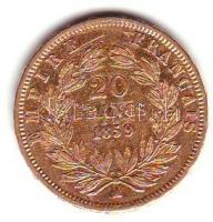 Franciaország/II.Császárság/III.Napóleon 1859A 20Fr Au 6,45g T:2