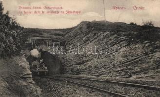 Crimea, Sevastopol, railway tunnel