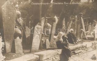 Constantinople Scutari Turkish cemetery (Rb)