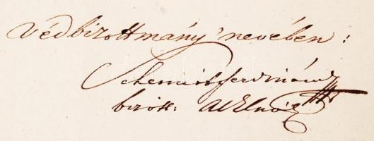 1848 Arad, Az aradi állandóan működő védbizottmánytól Szentes város közösségének írt levél viaszpecs...