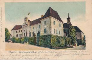 Muraszombat, Szapáry-kastély; Ascher B. és fia kiadása / castle