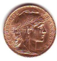 Franciaország/Modern Köztársaság 1906A 20Fr Au 6,45g T:2