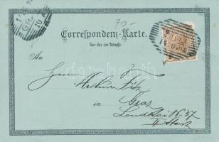 1898 Celje, Cilli, floral litho