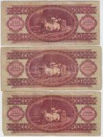 1949. 100Ft (3x) T:III,III-
Adamo F28