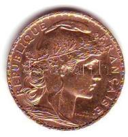 Franciaország/Modern Köztársaság 1912A 20Fr Au 6,45g T:2