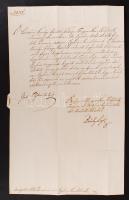 1845 Buda, Magyar Királyi Helytartótanács által az Ágostai Vallástételt Követők Dunán inneni Egyházi...