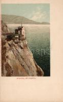 Ai-Todor, Aurora Cliff, the original wooden Swallow's Nest litho