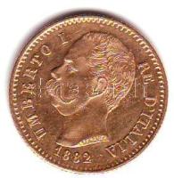 Olaszország 1882 20L Au 6,45g T:2+