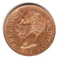 Olaszország 1883 20L Au 6,45g T:2+