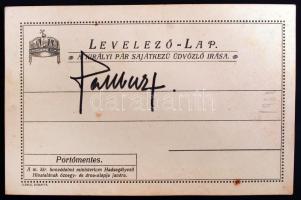 1916 Bp., IV. Károly (1916-1918) magyar király és felesége Zita királyné által kiadott levelezőlap a...