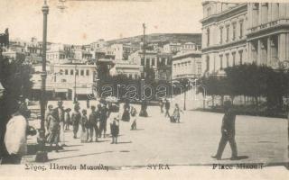 Syros, Syra; Miaouli square (cut)