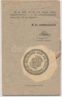 Budapest 1919. Postatakarékpénztári betétkönyv, kiállítva: "Morágy p.u."