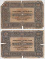 1920. 1000K "Orell Füssli Zürich" (4x) T:IV,V
Adamo K36