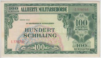 Ausztria/nemzetközi megszállás 1944. 100Sch T:III Austria/allied occupation 1944. 100 Schilling C:F Krause 110