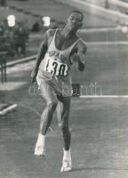 cca 1950 Da Silva a III. Ifjúsági Sportjátékokon, Moszkvában, 13x18 cm
