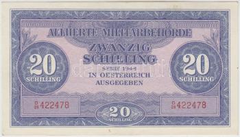 Ausztria/nemzetközi megszállás 1944. 20Sch T:I- Austria/allied occupation 1944. 20 Schilling C:Au Krause 107