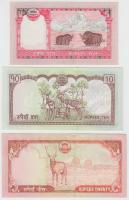 Nepál 2010- 5R + 10R + 20R "Yuba Raj Khatiwada / Csomolungma" T:I,I- 
Nepal 2010- 5 Rupees...