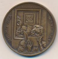 Kiss Sándor (1925-1999) 1984. "Szombathelyi Képtárépítő Egyesület / Derkovits Gyula" Br em...