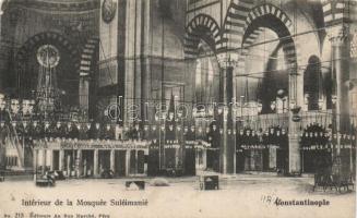 Constantinople, Suleiman's mosque interior (fa)