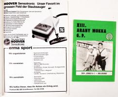 cca 1984 2 db biciklis újság, egy magyar, egy német nyelvű