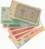 11db vegyes külföldi bankjegy T:vegyes 11pcs of mixed banknotes C:mixed