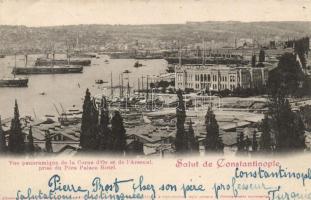 Constantinople, Golden Horn, Arsenal  (pinhole)