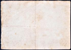 1849. 2Ft csak előlapi fekete próbanyomat T:III
Hungary 1849. 2 Forint only front black color trial ...