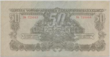 1944. 50P "Vöröshadsereg Parancsnoksága" számozás különböző "TO 725043" és "...