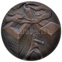 Beck András (1911-1985) ~1950. "József Attila" Br plakett (77mm) T:2
Hungary ~1950. "...