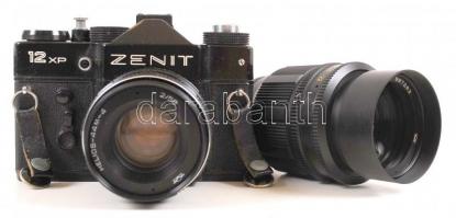 Zenit 12 XP fényképezőgép eredeti tokkal, jó állapotban, objektívvel, működőképes