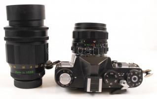 Zenit 12 XP fényképezőgép eredeti tokkal, jó állapotban, objektívvel, működőképes