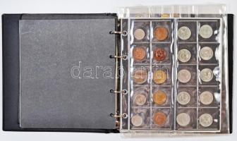 Mexikó / Vegyes fémpénzek albumba rendezve, ezüstökkel, közte 1952. 5P Ag T:vegyes
Mexico / Mixed co...