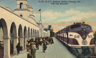 Orlando, Florida; A.C.L. Railway station 'The City Beautiful'