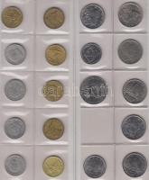 Argentina / Brazília / Vegyes fémpénz gyűjtemény albumba rendezve, közte Brazília 1869. 500R Ag, 188...