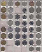 Argentina / Brazília / Vegyes fémpénz gyűjtemény albumba rendezve, közte Brazília 1869. 500R Ag, 188...