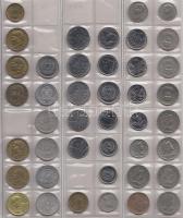 Argentina / Brazília / Vegyes fémpénz gyűjtemény albumba rendezve, közte Brazília 1869. 500R Ag, 188...