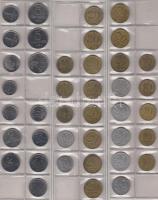 Argentina / Brazília / Vegyes fémpénz gyűjtemény albumba rendezve, közte Brazília 1869. 500R Ag, 188...