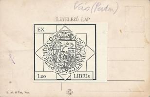 Vác, Zsinagóga, rabbilak, zsidó iskola, luteránus templom; kiadja B. M. és társa