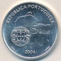 Portugália 2004. 5€ Ag Evora történelmi városa T:BU enyhe felületi karc Portugal 2004. 5 Euro Ag Historic City of Evora C:BU slightly scratched Krause KM# 755